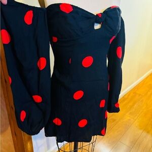 REFORMTION women mini  Dress off shoulder